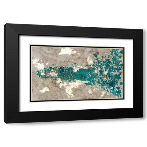 Mineral Drift II Black Modern Wood Framed Art Print with Double Matting by Willett, Michael