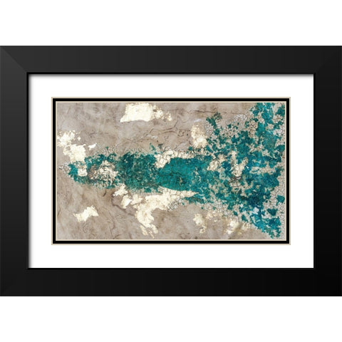 Mineral Drift II Black Modern Wood Framed Art Print with Double Matting by Willett, Michael