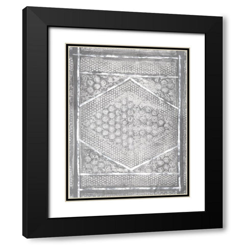 Neutral Aztec I Black Modern Wood Framed Art Print with Double Matting by Guthrie, Jenna