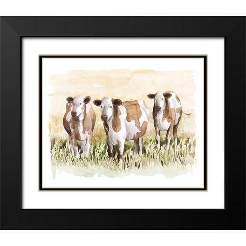 Golden Graze II Black Modern Wood Framed Art Print with Double Matting by Popp, Grace