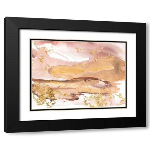 Shadows of Dawn IV Black Modern Wood Framed Art Print with Double Matting by Wang, Melissa