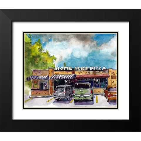 Urban Points of Interest IV Black Modern Wood Framed Art Print with Double Matting by McCreery, Paul