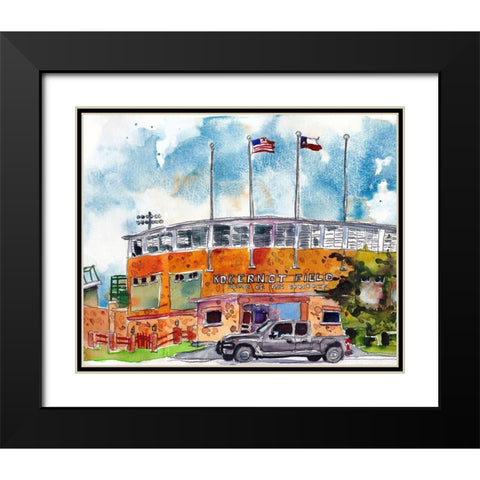 Urban Points of Interest V Black Modern Wood Framed Art Print with Double Matting by McCreery, Paul