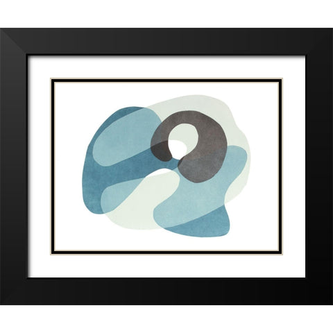 Homage to Eames II Black Modern Wood Framed Art Print with Double Matting by Delamater, Rob