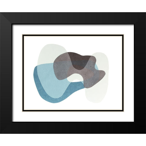 Homage to Eames III Black Modern Wood Framed Art Print with Double Matting by Delamater, Rob