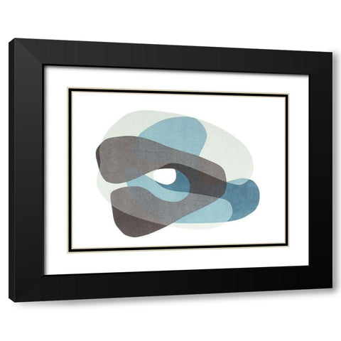 Homage to Eames IV Black Modern Wood Framed Art Print with Double Matting by Delamater, Rob