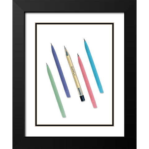 School Study III Black Modern Wood Framed Art Print with Double Matting by Brown, Thomas