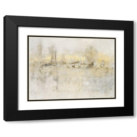 Obscured View I Black Modern Wood Framed Art Print with Double Matting by OToole, Tim