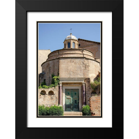 Rome Landscape III Black Modern Wood Framed Art Print with Double Matting by DeNardo, Laura