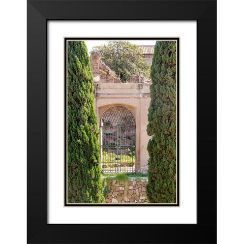 Rome Landscape IV Black Modern Wood Framed Art Print with Double Matting by DeNardo, Laura