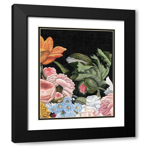 Baroque Grid II Black Modern Wood Framed Art Print with Double Matting by McCavitt, Naomi