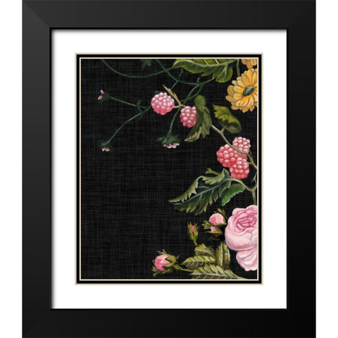 Baroque Grid V Black Modern Wood Framed Art Print with Double Matting by McCavitt, Naomi