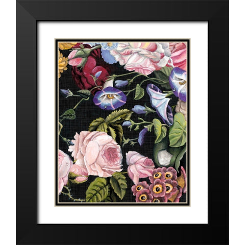 Baroque Grid VI Black Modern Wood Framed Art Print with Double Matting by McCavitt, Naomi