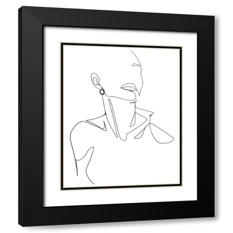 Everlasting Elegance II Black Modern Wood Framed Art Print with Double Matting by Popp, Grace