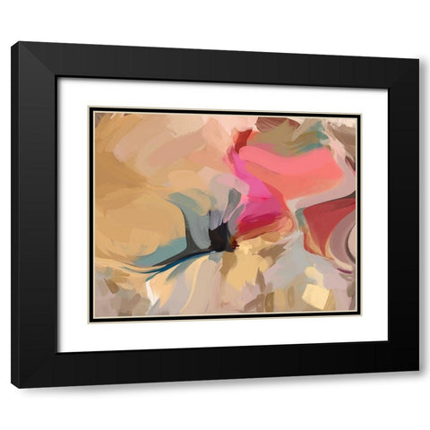 Charming Blend III Black Modern Wood Framed Art Print with Double Matting by Orlov, Irena