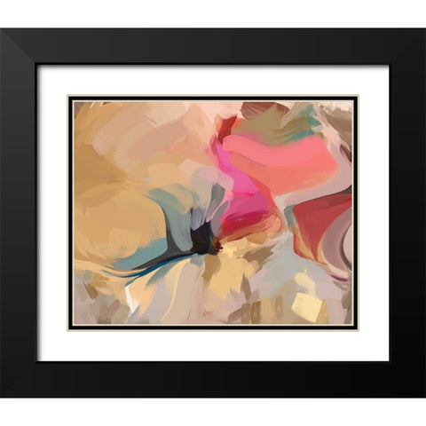 Charming Blend III Black Modern Wood Framed Art Print with Double Matting by Orlov, Irena