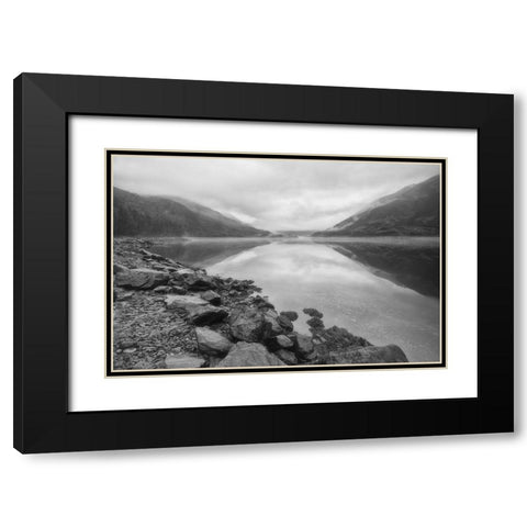 Loch Spirits Black Modern Wood Framed Art Print with Double Matting by Dautlich, Nick