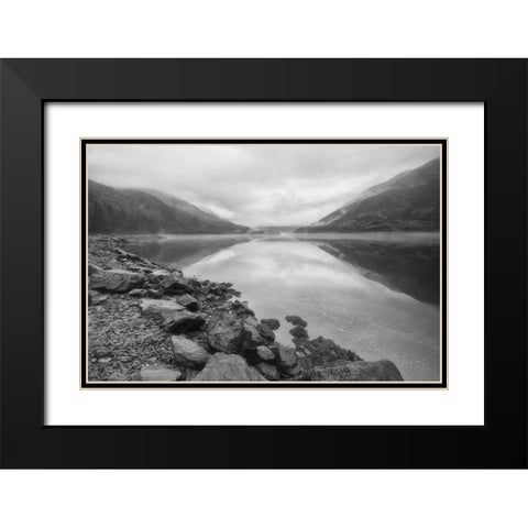 Loch Spirits Black Modern Wood Framed Art Print with Double Matting by Dautlich, Nick