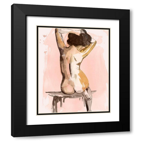 Roma I Black Modern Wood Framed Art Print with Double Matting by Popp, Grace
