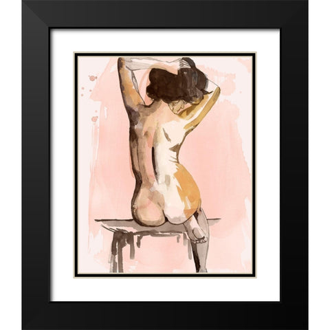Roma I Black Modern Wood Framed Art Print with Double Matting by Popp, Grace