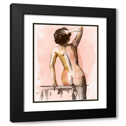 Roma II Black Modern Wood Framed Art Print with Double Matting by Popp, Grace