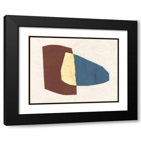 Organic Overlay I Black Modern Wood Framed Art Print with Double Matting by Stramel, Renee W.