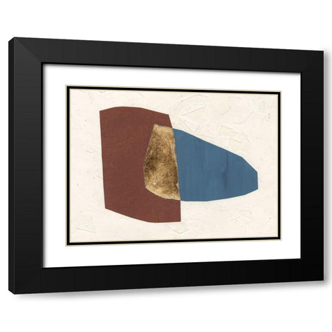 Organic Overlay I Black Modern Wood Framed Art Print with Double Matting by Stramel, Renee W.