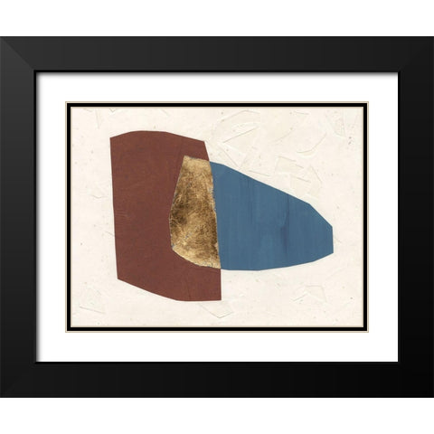 Organic Overlay I Black Modern Wood Framed Art Print with Double Matting by Stramel, Renee W.