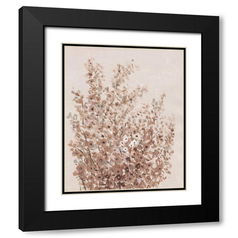 Rustic Wildflowers I Black Modern Wood Framed Art Print with Double Matting by OToole, Tim