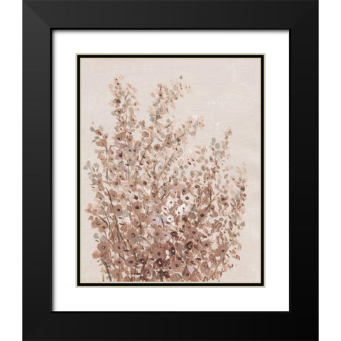 Rustic Wildflowers I Black Modern Wood Framed Art Print with Double Matting by OToole, Tim