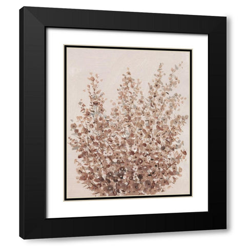 Rustic Wildflowers II Black Modern Wood Framed Art Print with Double Matting by OToole, Tim