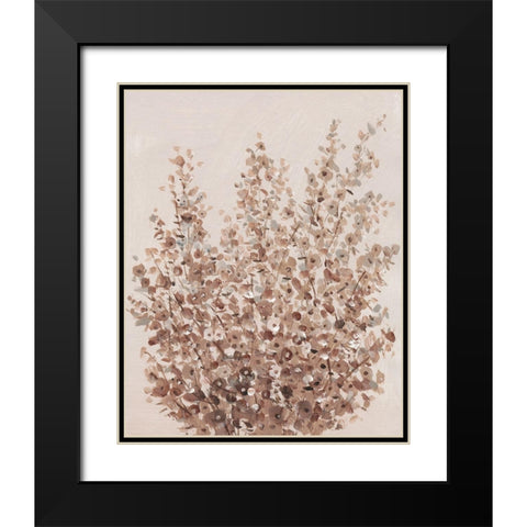 Rustic Wildflowers II Black Modern Wood Framed Art Print with Double Matting by OToole, Tim