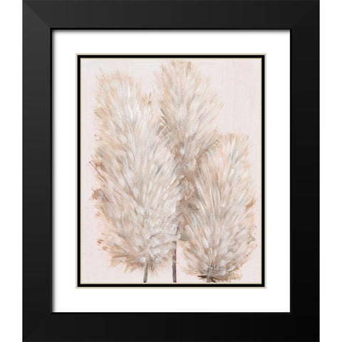 Pampas Grass IV Black Modern Wood Framed Art Print with Double Matting by OToole, Tim