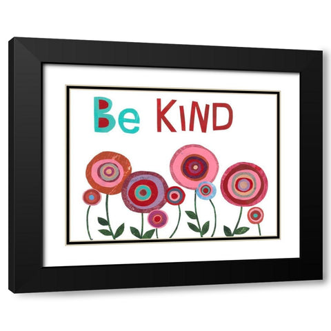 Garden Sentiment I Black Modern Wood Framed Art Print with Double Matting by Moore, Regina
