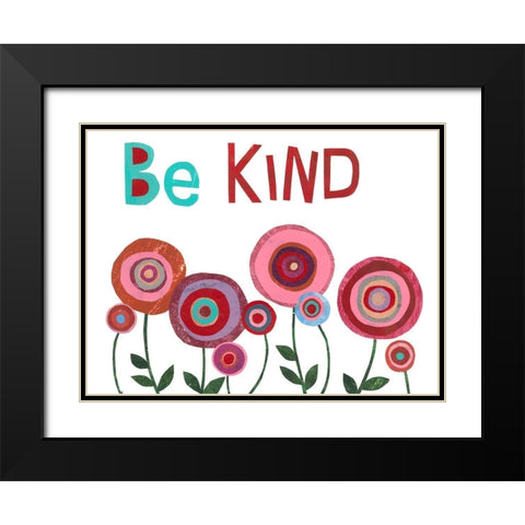 Garden Sentiment I Black Modern Wood Framed Art Print with Double Matting by Moore, Regina
