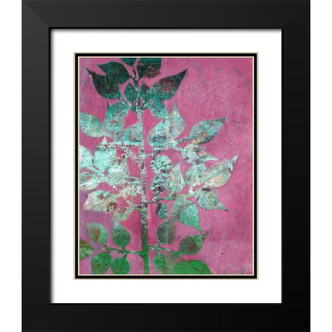Mono Branch II Black Modern Wood Framed Art Print with Double Matting by Moore, Regina