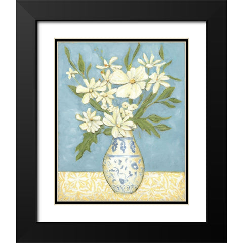 Springtime Bouquet II Black Modern Wood Framed Art Print with Double Matting by Zarris, Chariklia