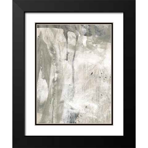 Stonewash II Black Modern Wood Framed Art Print with Double Matting by Vess, June Erica
