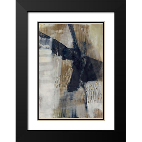 Gage I Black Modern Wood Framed Art Print with Double Matting by Jachimiec, Sue