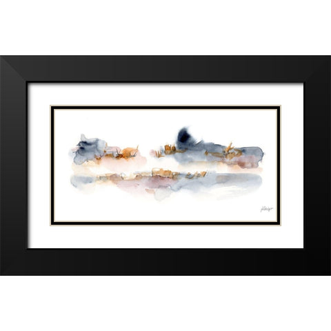 Reeds and Cattails I Black Modern Wood Framed Art Print with Double Matting by Harper, Ethan