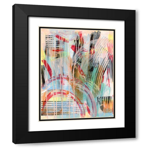 Skid Black Modern Wood Framed Art Print with Double Matting by Galapon, Nikki
