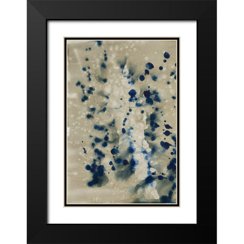 Lapis Merging I Black Modern Wood Framed Art Print with Double Matting by Binder, Vanessa