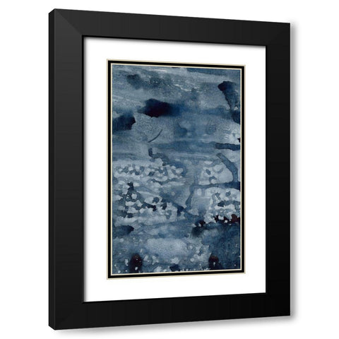 Spindrift I Black Modern Wood Framed Art Print with Double Matting by Binder, Vanessa