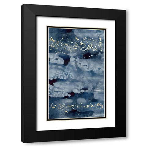 Spindrift II Black Modern Wood Framed Art Print with Double Matting by Binder, Vanessa