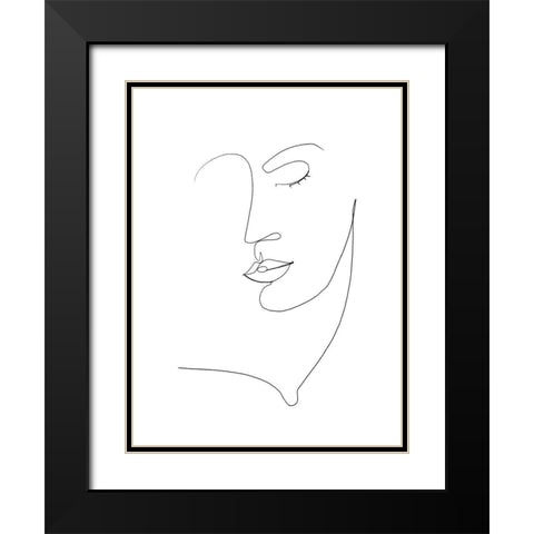 Memory of Her I Black Modern Wood Framed Art Print with Double Matting by Popp, Grace