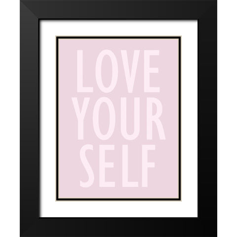 Simple Sentiment I Black Modern Wood Framed Art Print with Double Matting by Borges, Victoria