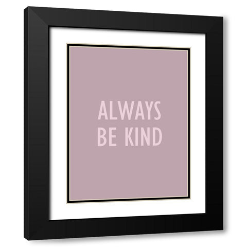 Simple Sentiment II Black Modern Wood Framed Art Print with Double Matting by Borges, Victoria