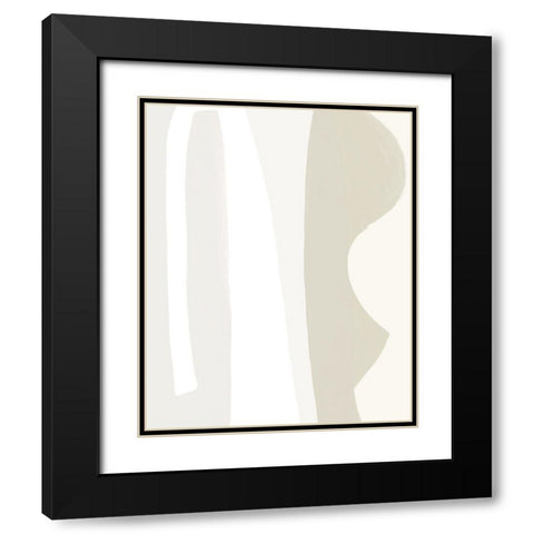 Fundamental I Black Modern Wood Framed Art Print with Double Matting by Borges, Victoria