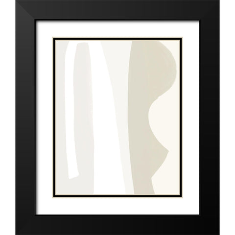Fundamental I Black Modern Wood Framed Art Print with Double Matting by Borges, Victoria