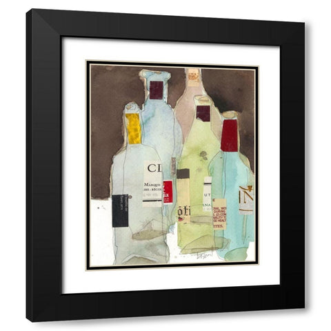 Wines and Spirits III Black Modern Wood Framed Art Print with Double Matting by Dixon, Samuel